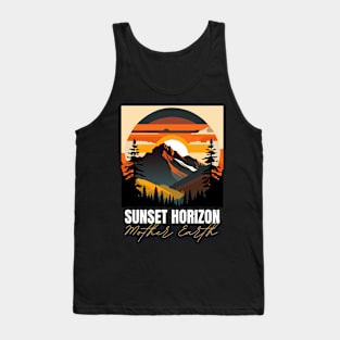 sunset horizon Tank Top